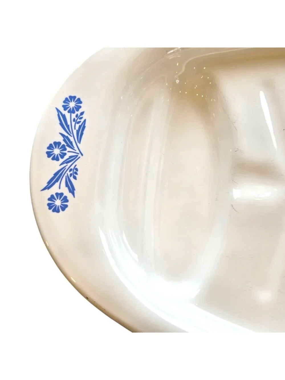 Corning Ware Blue Cornflower Oval Meat Platter Serving Tray P-19